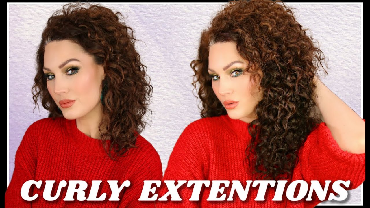 HOW I INSTALL & STYLE MY CURLY HAIR EXTENSIONS | The Glam Belle