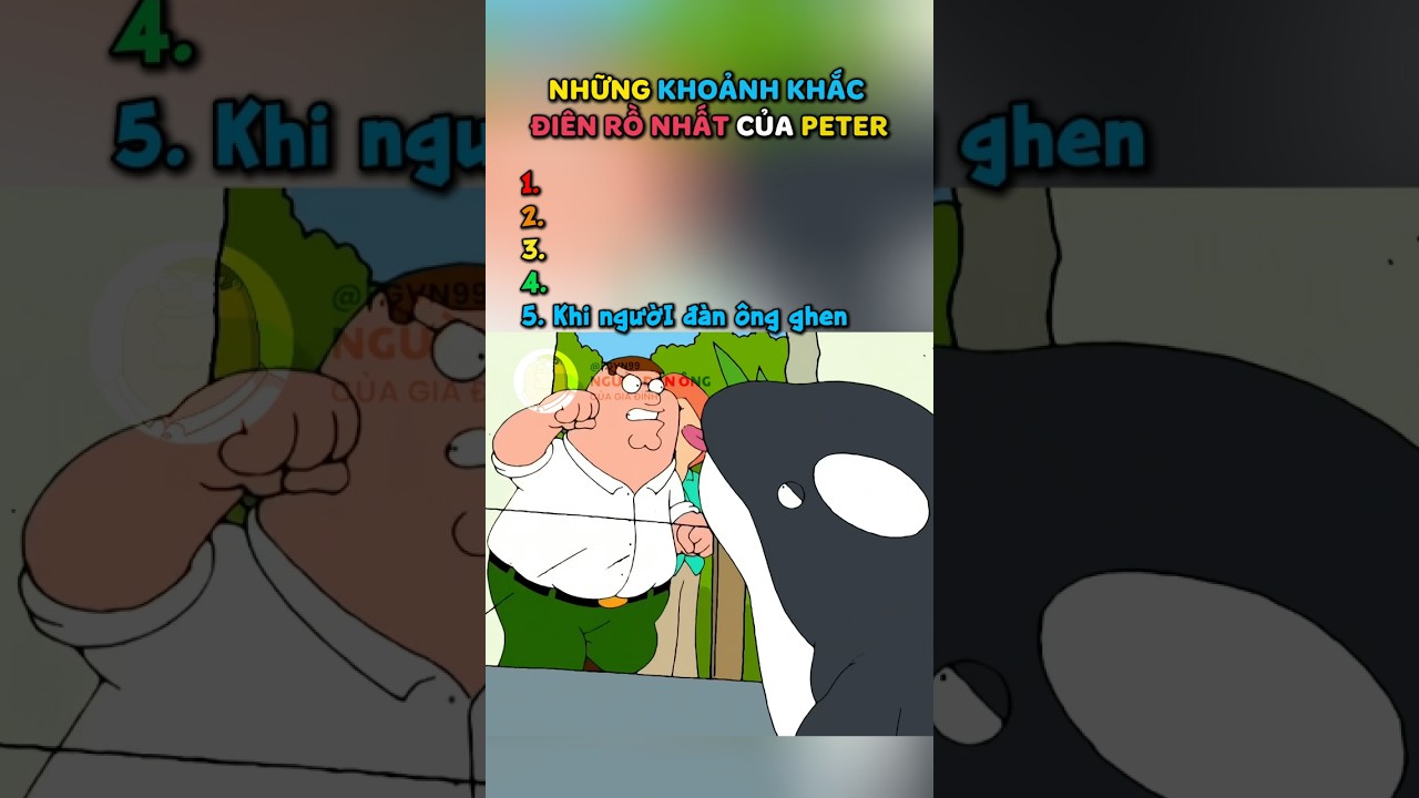 Những khoảnh khắc đi&ecirc;n rồ nhất của Peter #longtieng #familyguy #funny