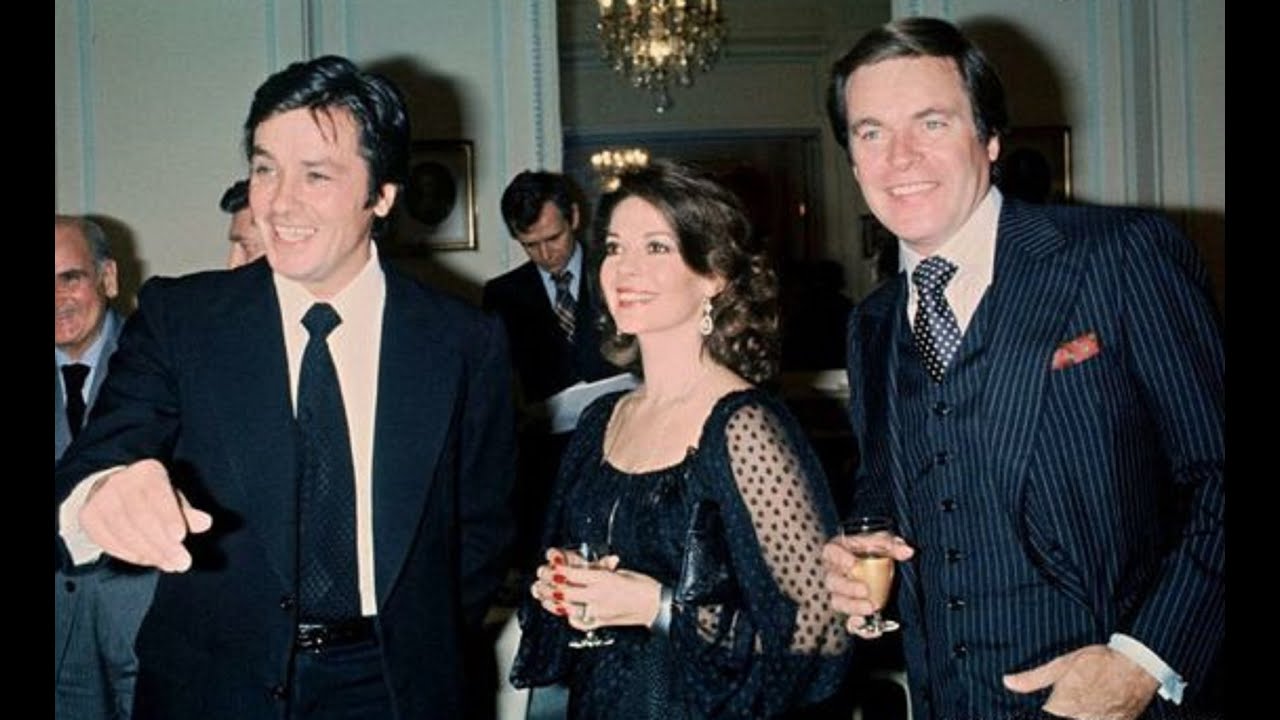 Alain Delon Natalie Wood Robert Wagner 1978 Cocktail Party in Paris