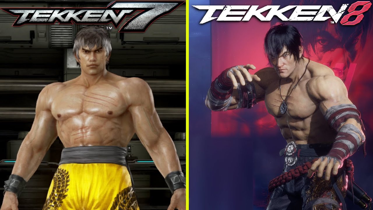 Tekken 8 vs Tekken 7 Returning Characters Models Comparison | 4K 60 FPS Video