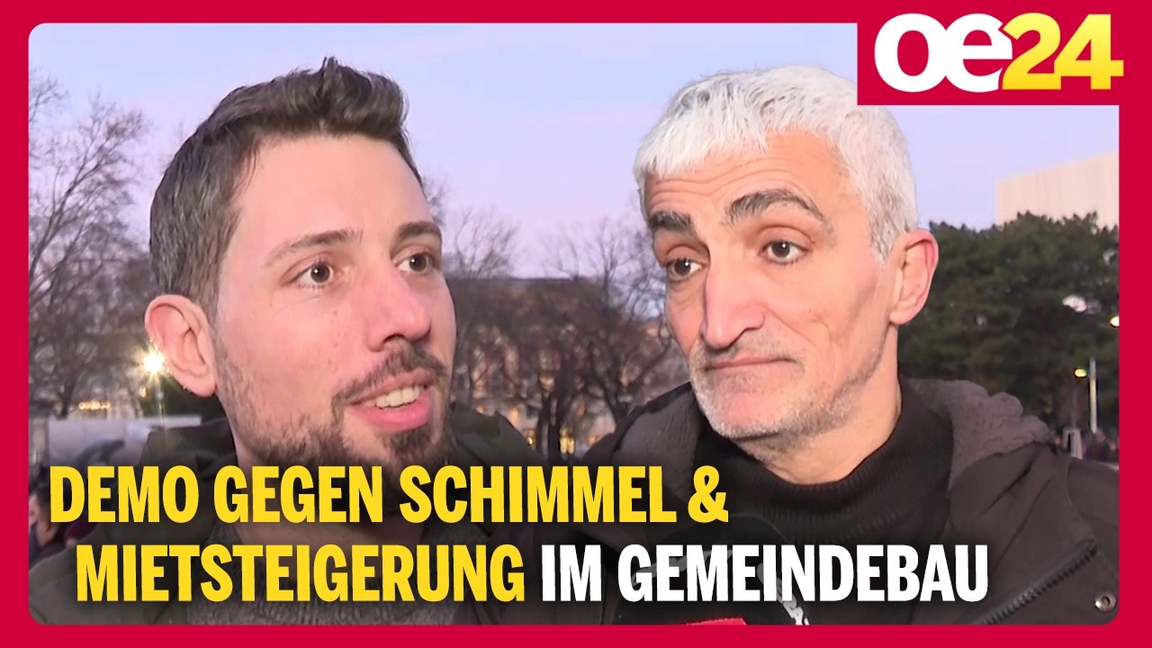 Demo gegen Schimmel & Mietsteigerung im Gemeindebau