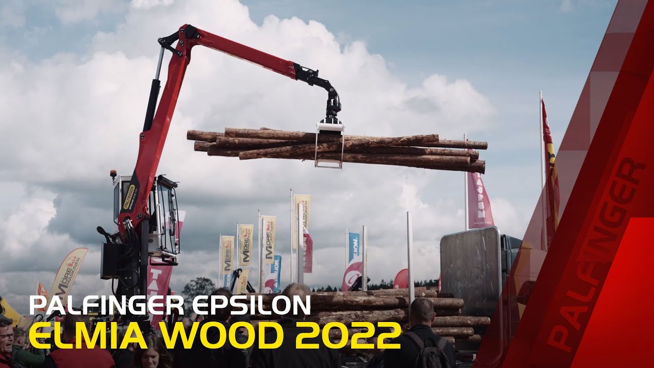 PALFINGER EPSILON product presentation of the new GENERATION 3 with SMART CONTROL at ELMIA WOOD