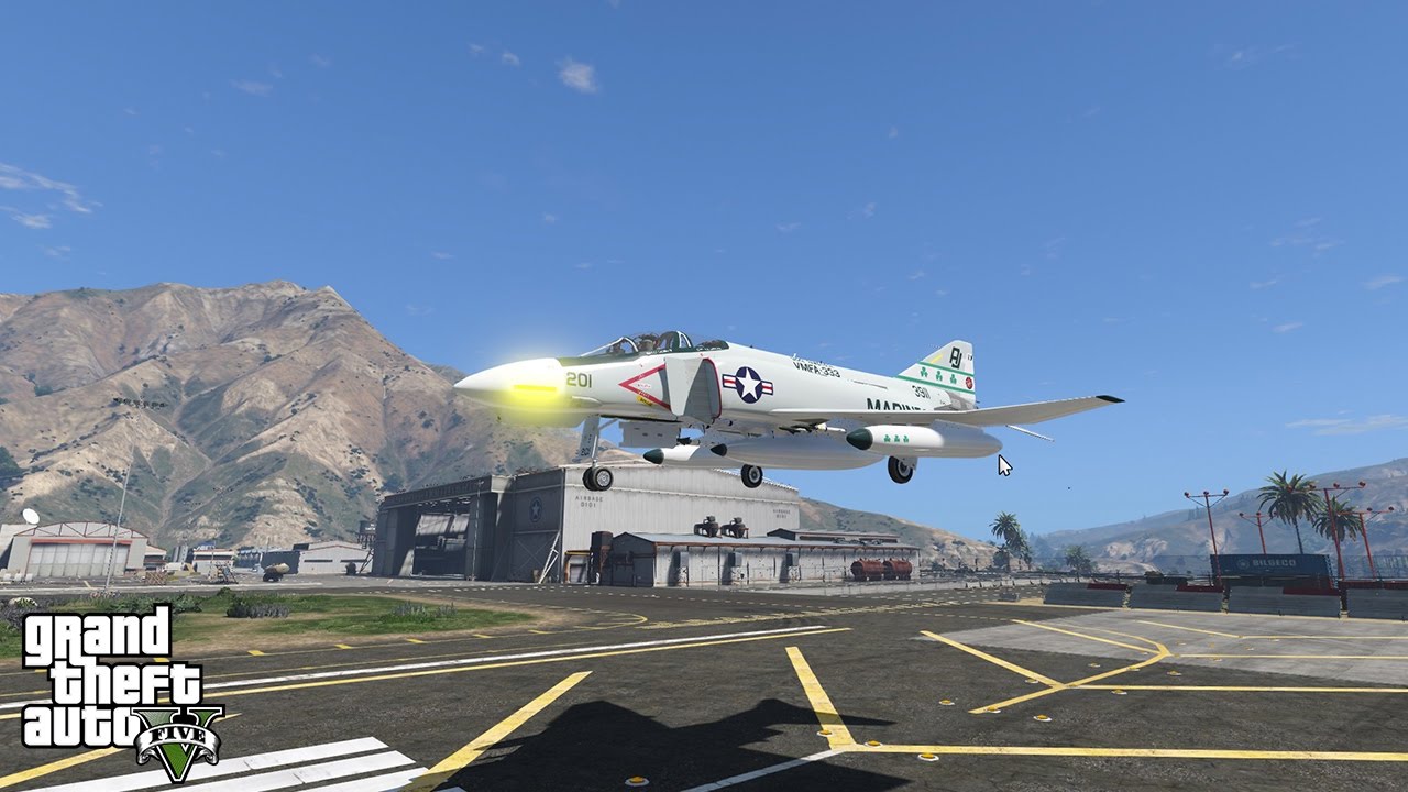 GTA 5 - Military Base Airplane Spotting (HD)