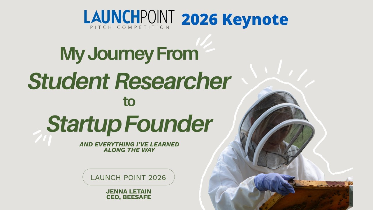 Основной доклад на конкурсе презентаций Launch Point — Дженна Летайн.