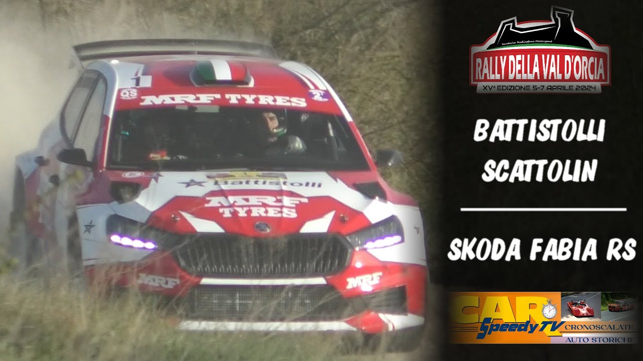 Rally Val D'Orcia 2024 || Alberto Battistolli-Simone Scattolin || Skoda Fabia RS
