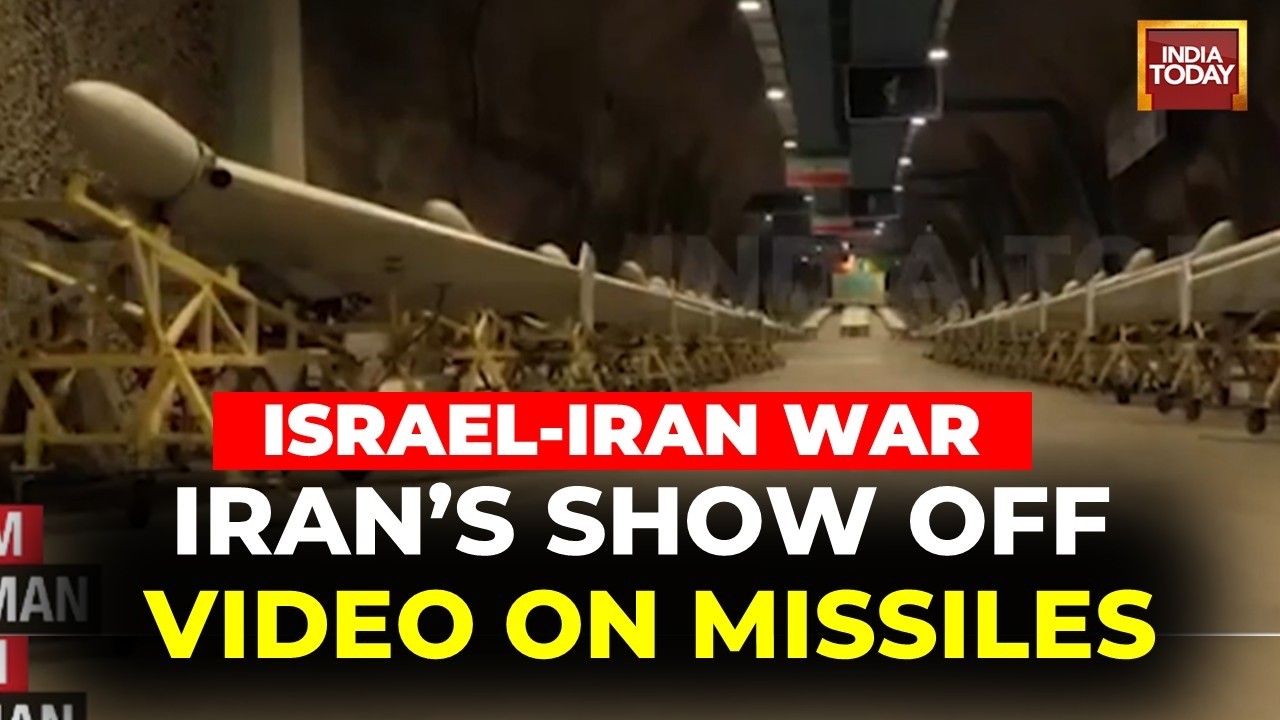 Iran releases drone arsenal footage, targets US-Israeli bases; Jerusalem hit twice | India Today