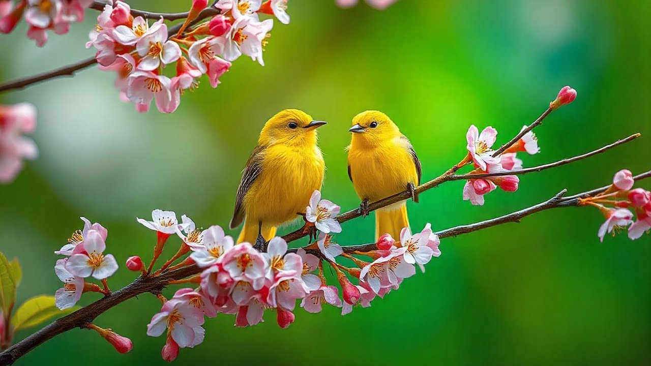 Calming Relaxing Piano Music with Bird Sounds | Peaceful Nature for Focus and Healing