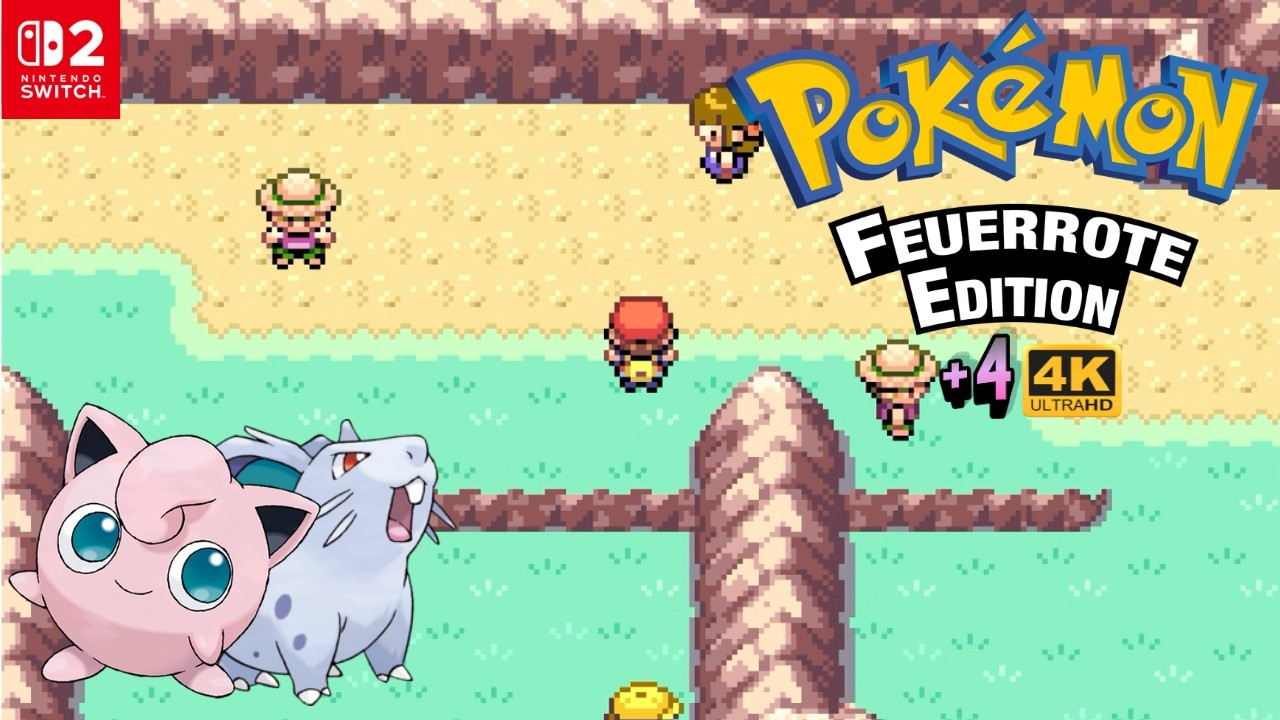 Pokémon Feuerrote Edition 🔥#4 – 🌙 Mondberg ruft – doch erst 100 Trainer später!😱[Deutsch]