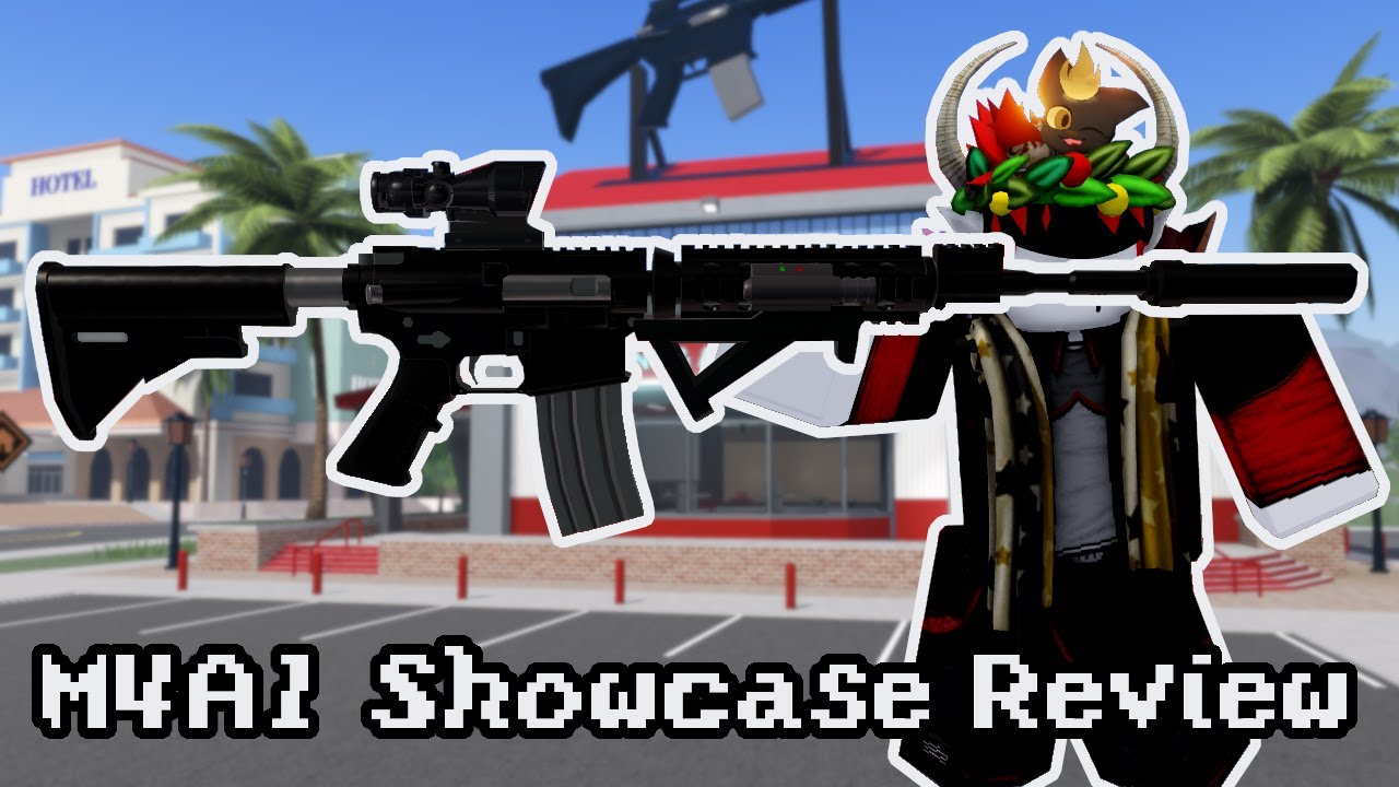 M4A1 Showcase / Roblox Wanted Weapon Review