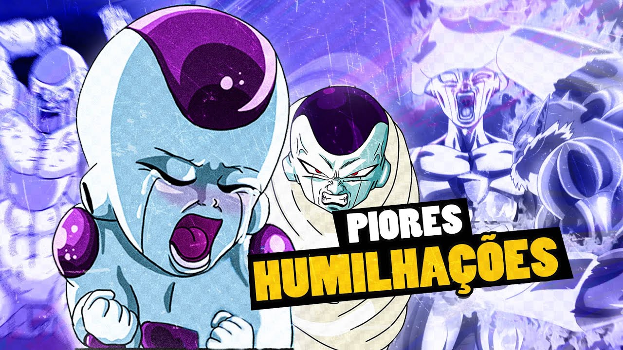 AS PIORES HUMILHAÇÕES QUE FREEZA JÁ PASSOU