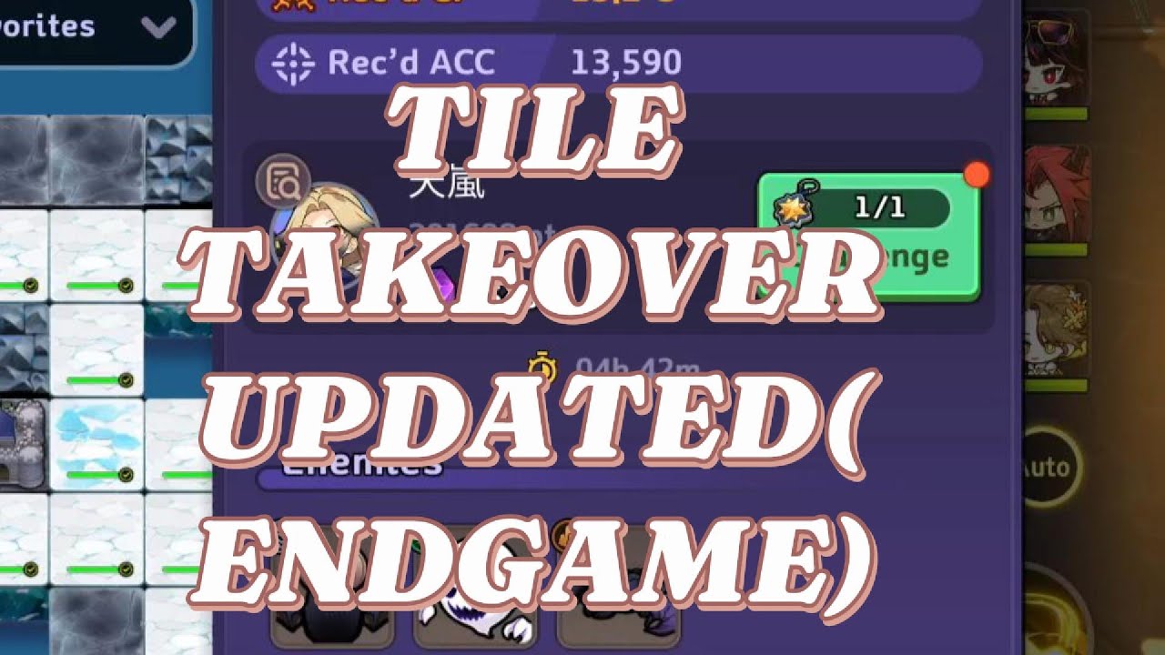 Endgame Tile Takeover Build \ Also Good for Infinite Potion Game Mode