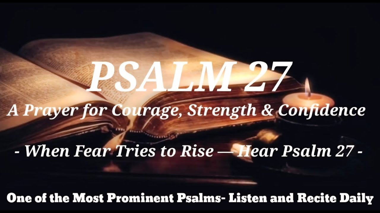 Psalm 27 | A Prayer for Courage, Strength and Confidence | Listen and Declare Daily | Defeat Fear
