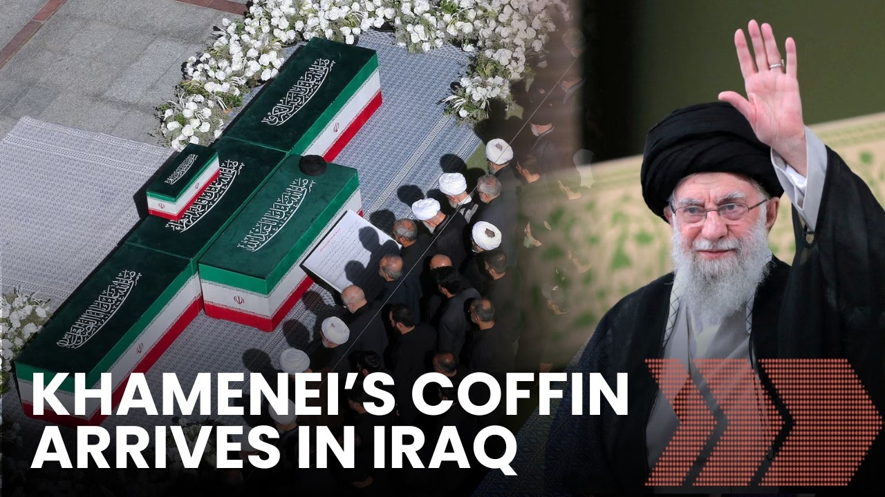 Khamenei Funeral LIVE: Body Of Iran's Late Supreme Leader Arrives In Iraq's Najaf