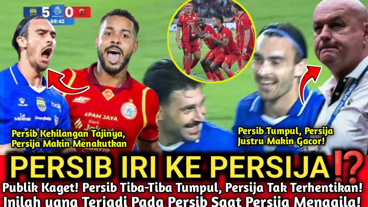 Apa yang Terjadi⁉️ Persib Tumpul, Persija Tak Terbendung! Persib iri ke persija😱