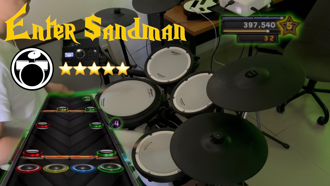 Enter Sandman - Metallica Expert Drums Clone Hero