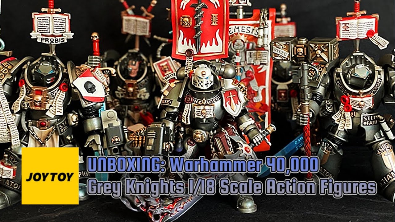 UNBOXING DAY Special - Warhammer40k JOYTOY Grey Knights Action Figures