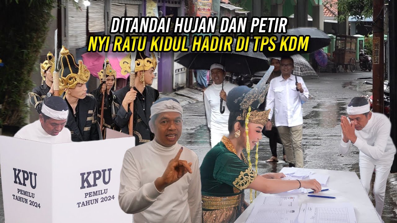 HUJAN DAN PETIR TANDAI KEHADIRAN NYI RATU KIDUL DI TPS KDM