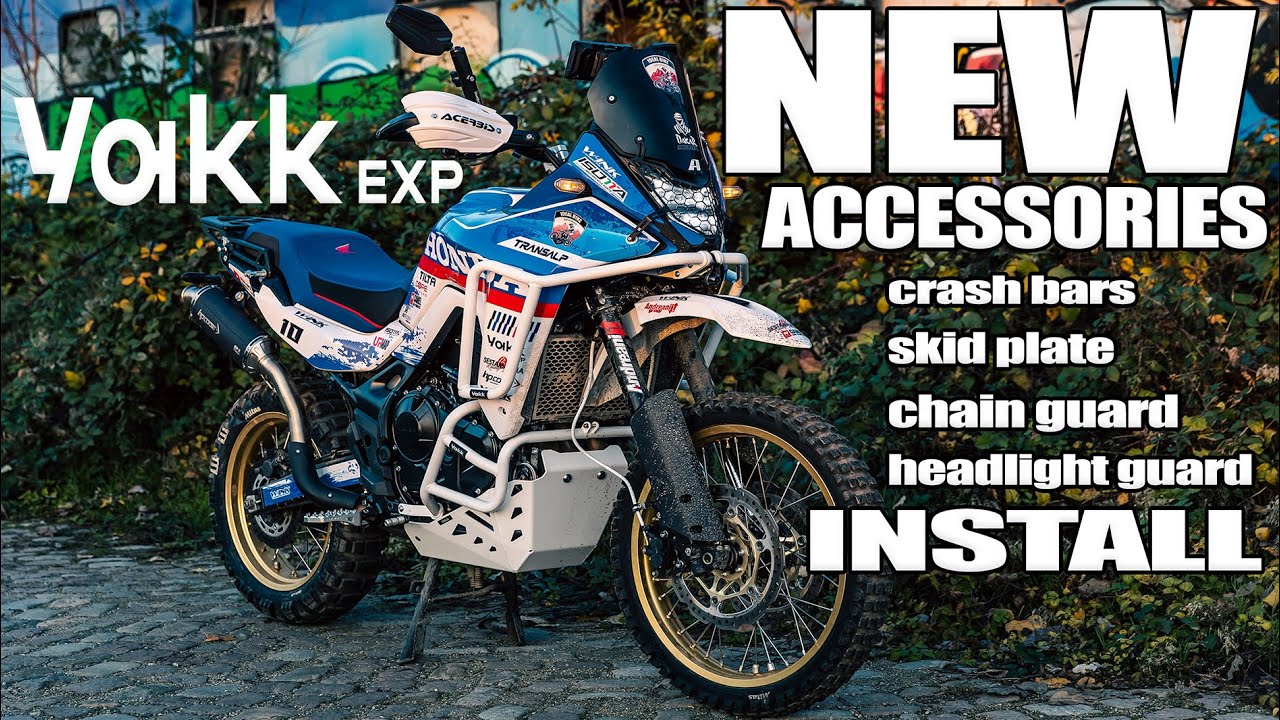 YAKK EXP Upgrades That Transform the Honda Transalp 750! Full Accessories Install