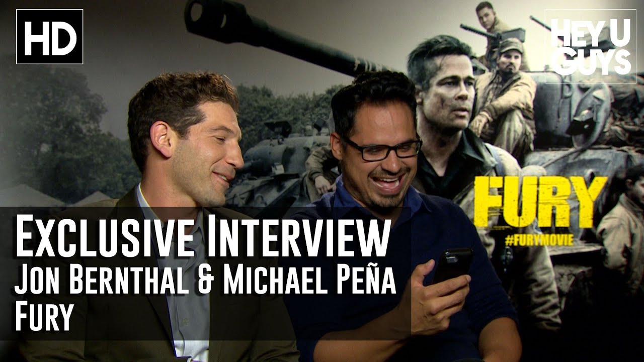 Jon Bernthal & Michael Pena Interview - Fury