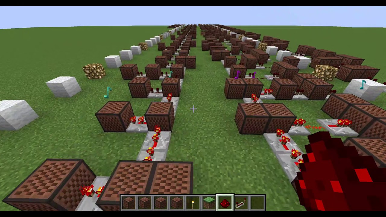 【Minecraft紅石音樂】達拉崩吧（地圖by锁链镐）