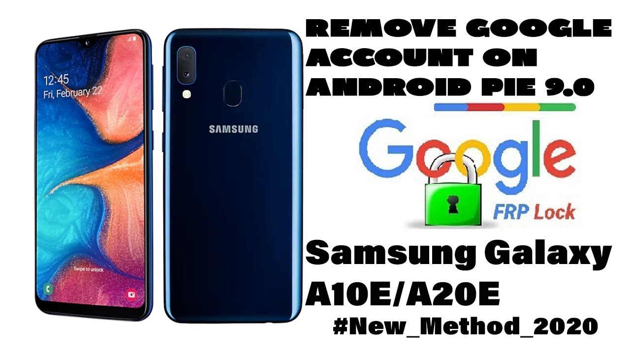 FRP Samsung A10E A20E Frp Bypass Google Account Unlock SMA102U   new method 2020 a20  frp sim card
