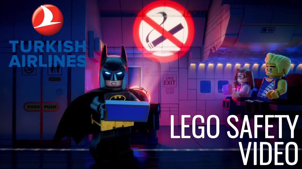 НОВОЕ видео по безопасности LEGO от Turkish Airlines