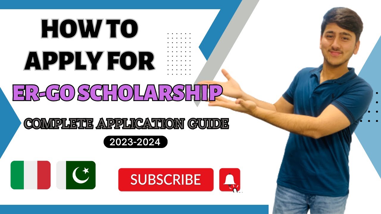 How to apply for Ergo scholarship | Benefit | Deadlines | Complete Application process | elyas nagri