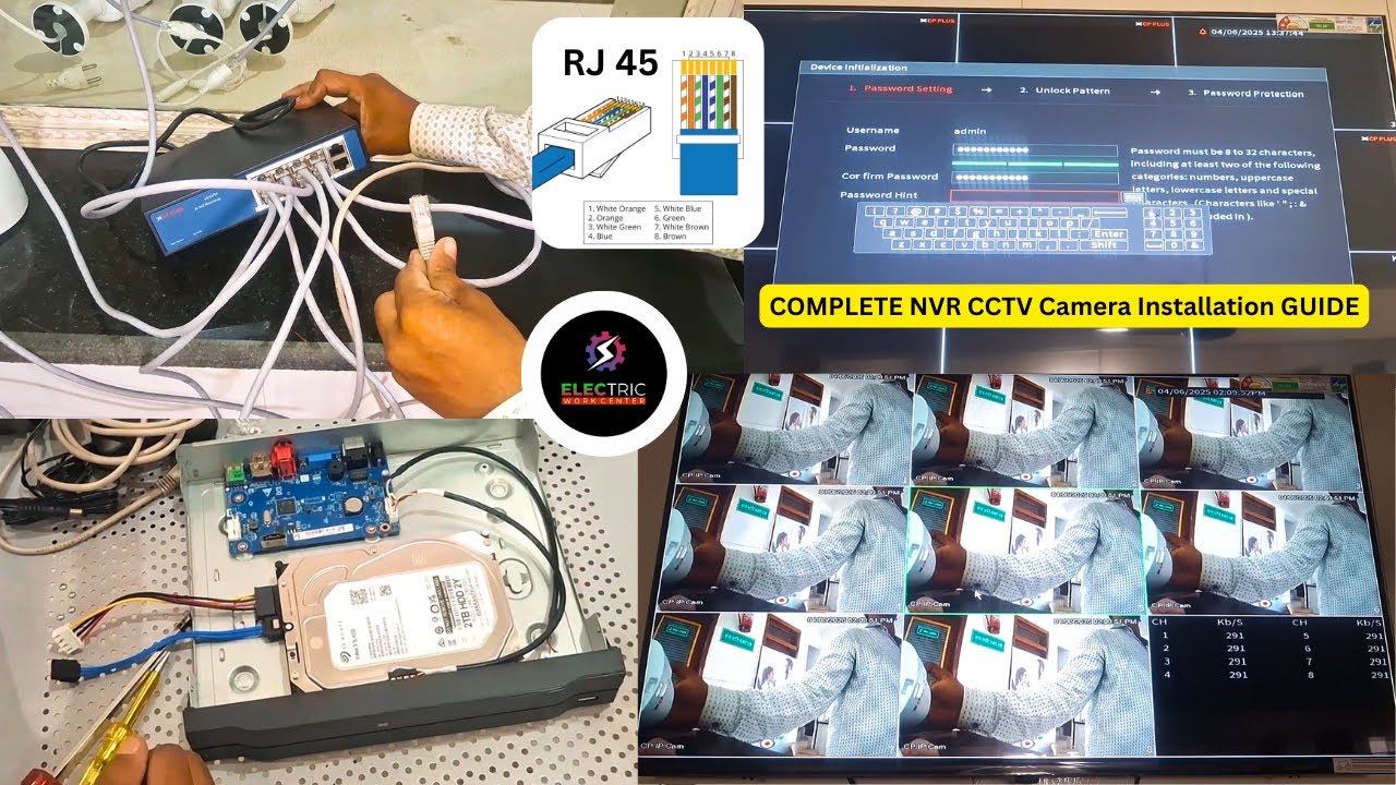 COMPLETE NVR CCTV Camera Installation GUIDE Step-by-Step Setup Full. NVR CCTV installation.