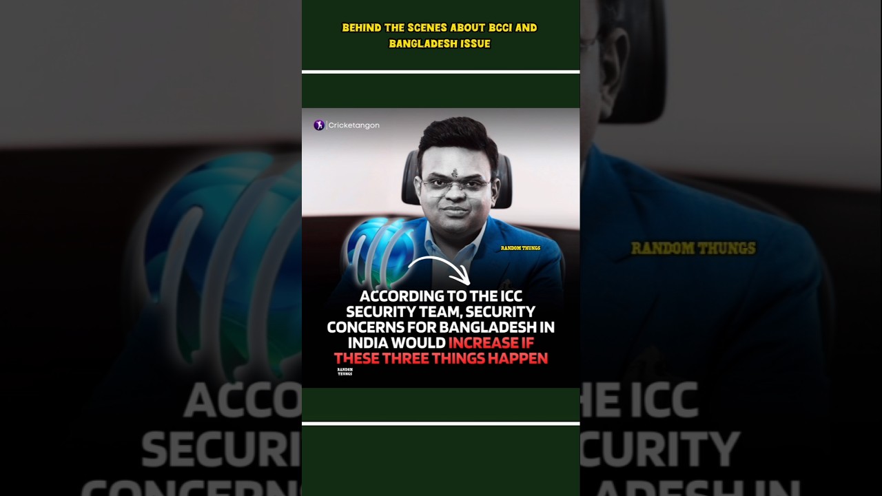 Behind the scenes about bcci and Bangladesh issue