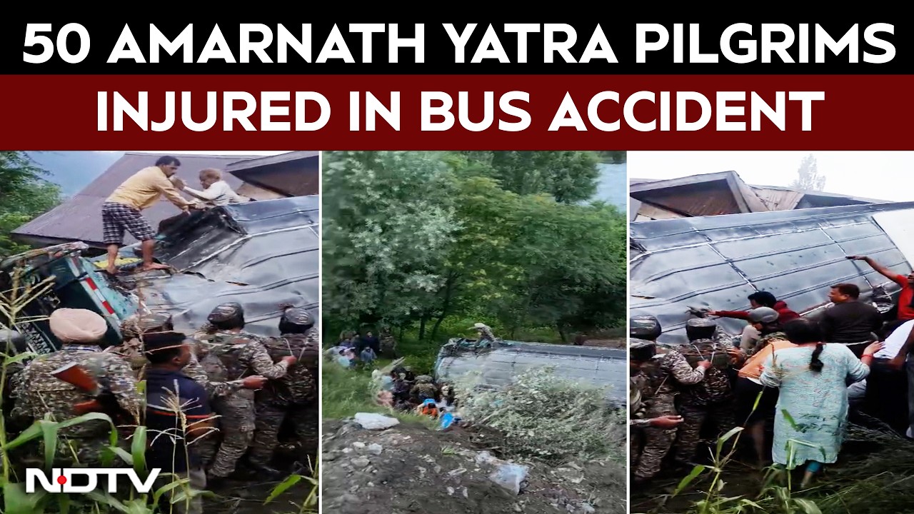 Новости Амарнатх-ятры | 50 паломников Амарнатх-ятры пострадали в результате аварии автобуса в Каш...
