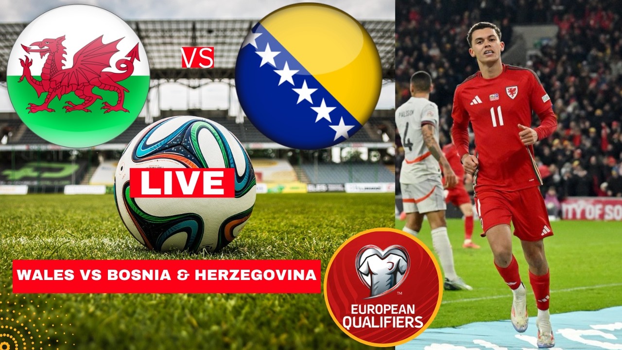 Wales vs Bosnia and Herzegovin 1-1 (2-4 Penalties Live World Cup Qualification Football Match Score