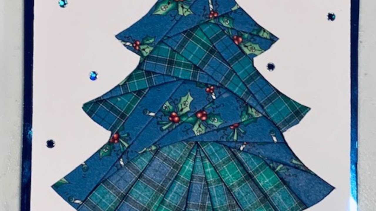 LIve Stream Class Iris Folding Christmas Cards