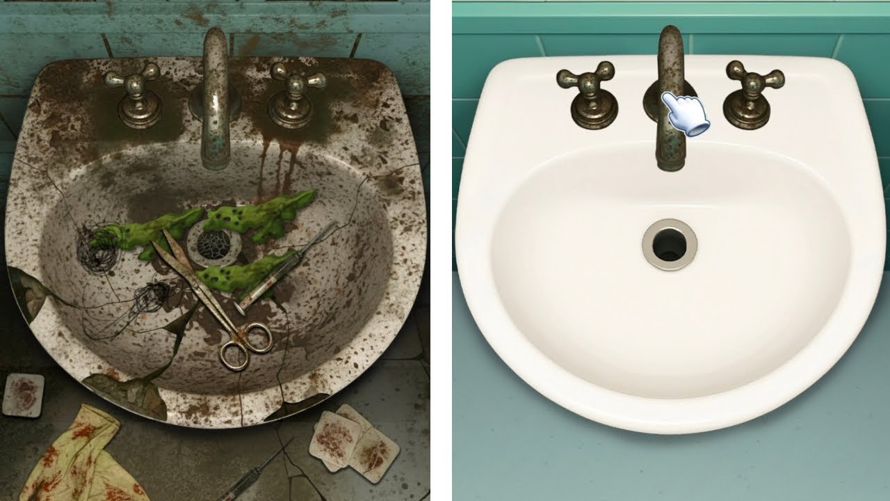 Dirty Sink Restoration | Satisfying Deep Cleaning Transformation 🧼✨