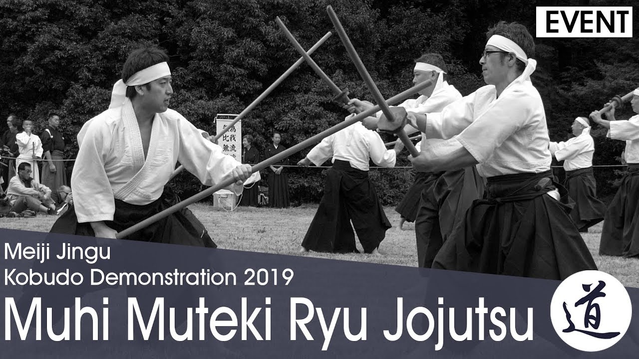 Muhi Muteki Ryu Jojutsu - Nemoto Ken'ichi - Meiji Jingu Kobudo Demonstration 2019 [FHD 60fps]