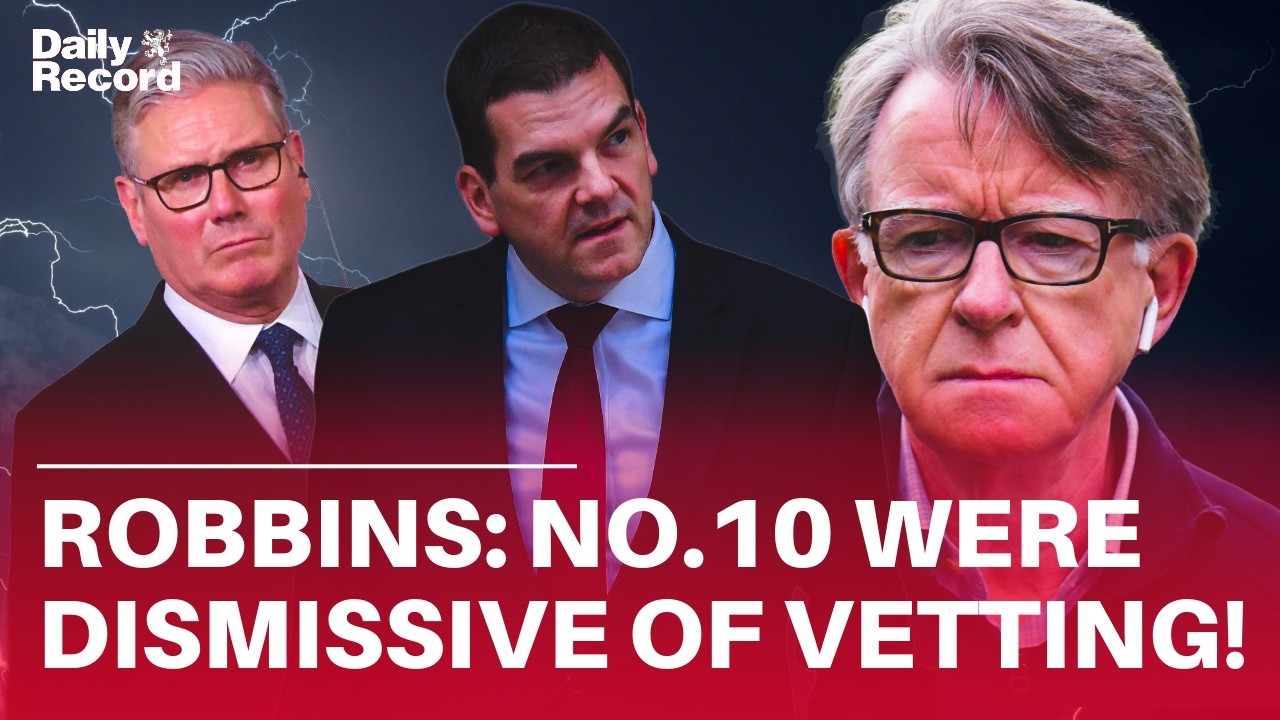 Key moments from Sir Olly Robbins' EXPLOSIVE verdict on Starmer and Mandelson scandal