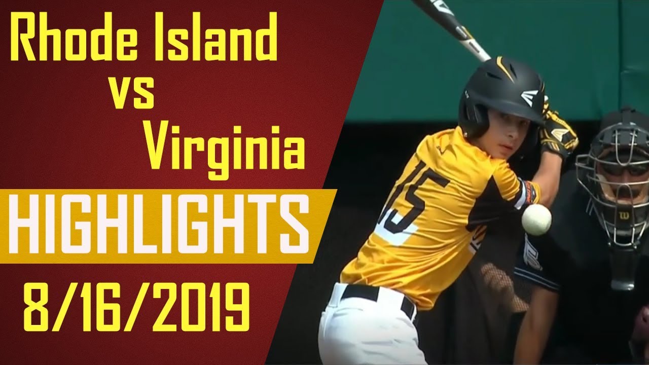 Little League World Series 2019 - Rhode Island vs Virginia Highlights | LLWS 2019