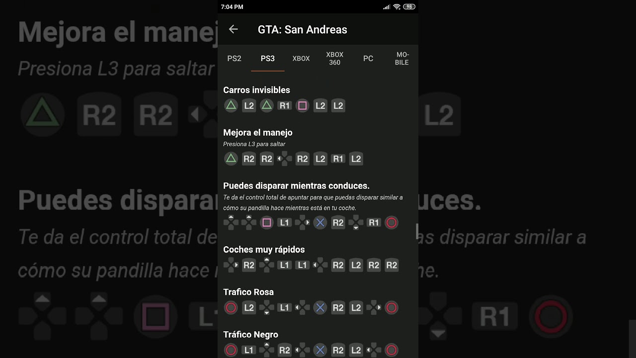 Trucos para GTA San Andreas para PS3