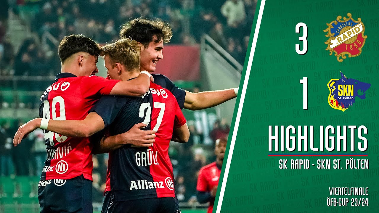 Highlights: SK Rapid - SKN St. Pölten