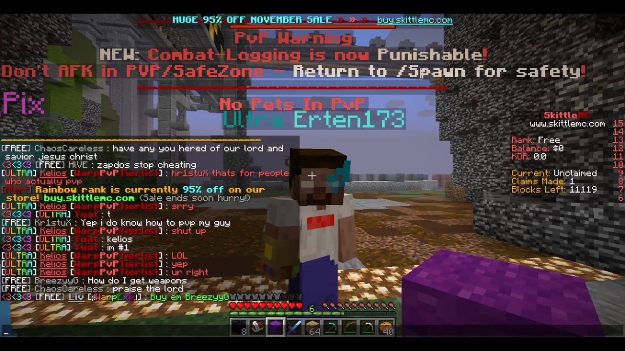 skittleMc.com chat