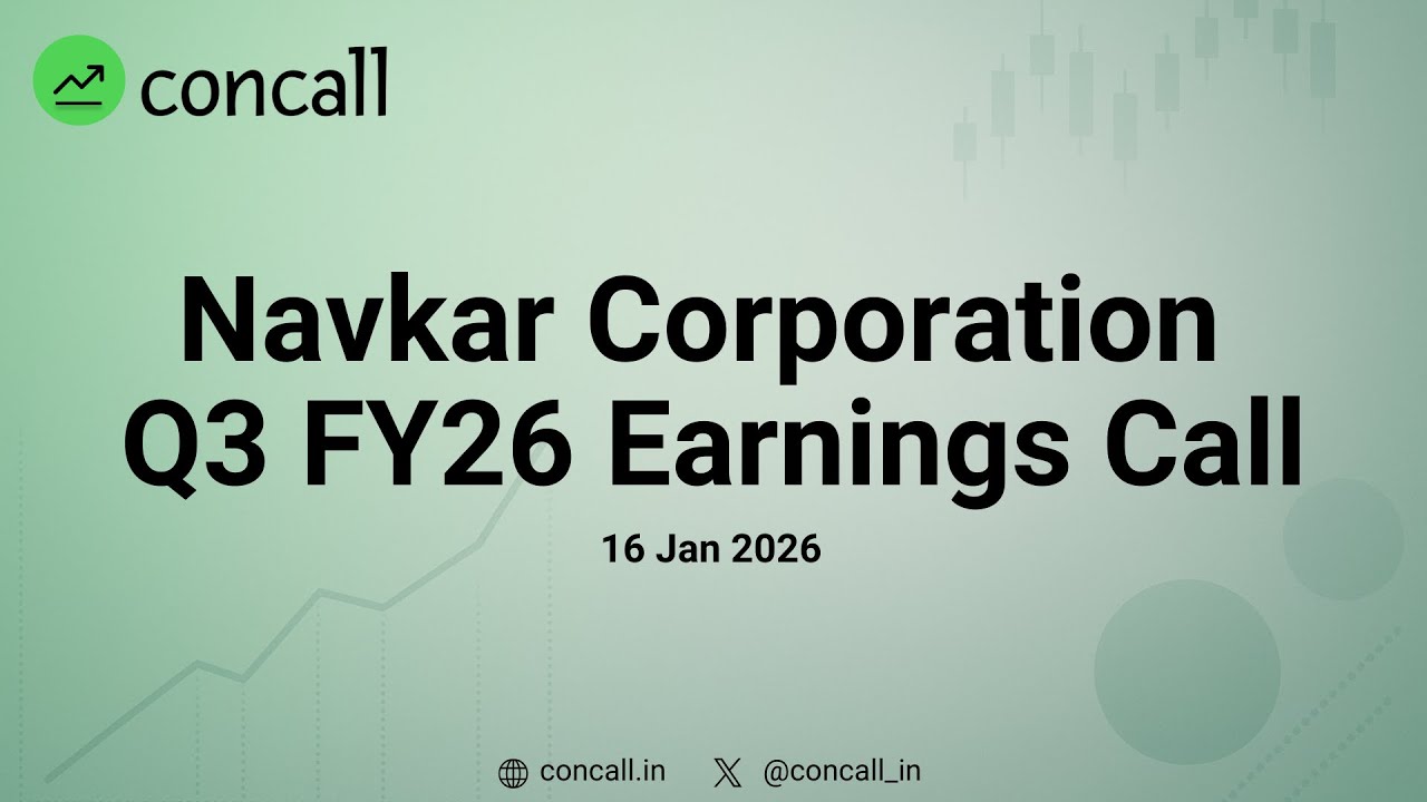Navkar Corporation Q3 FY26 Earnings Conference Call | Concall.in