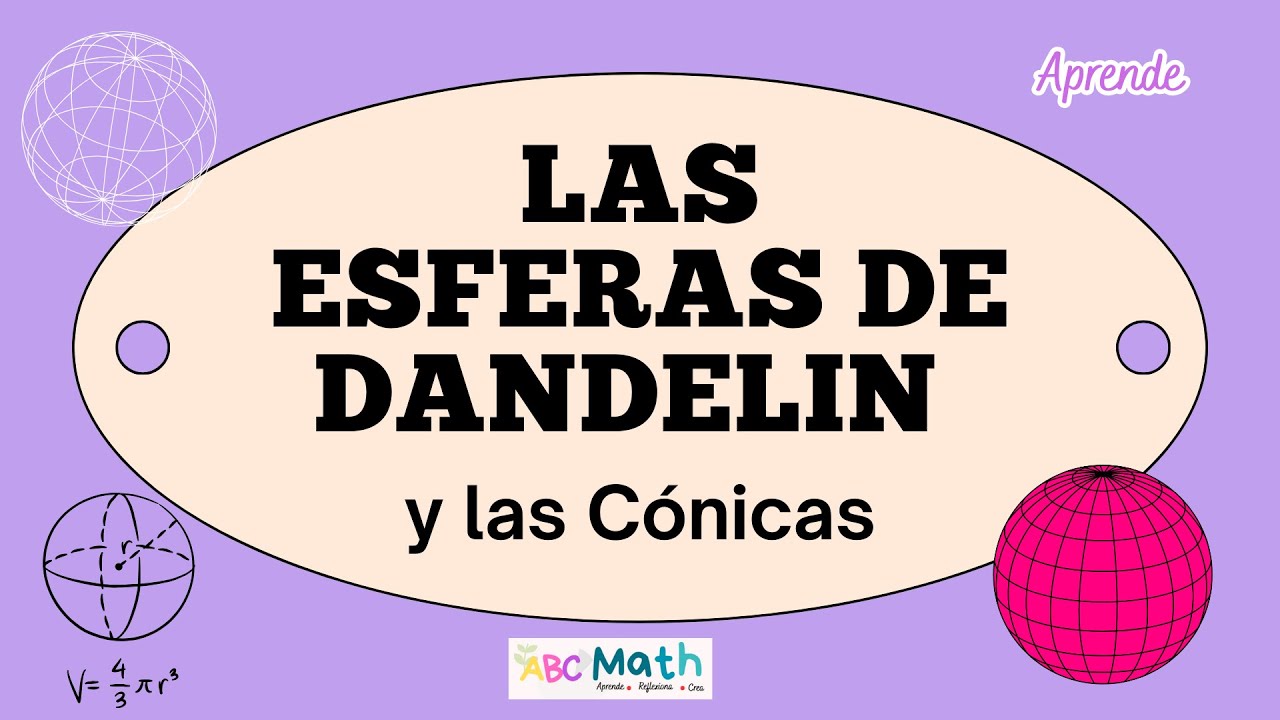 🌐Temas Selectos de Matemáticas 2 .Progresión 8 | Las Esferas de Dandelin y las Cónicas