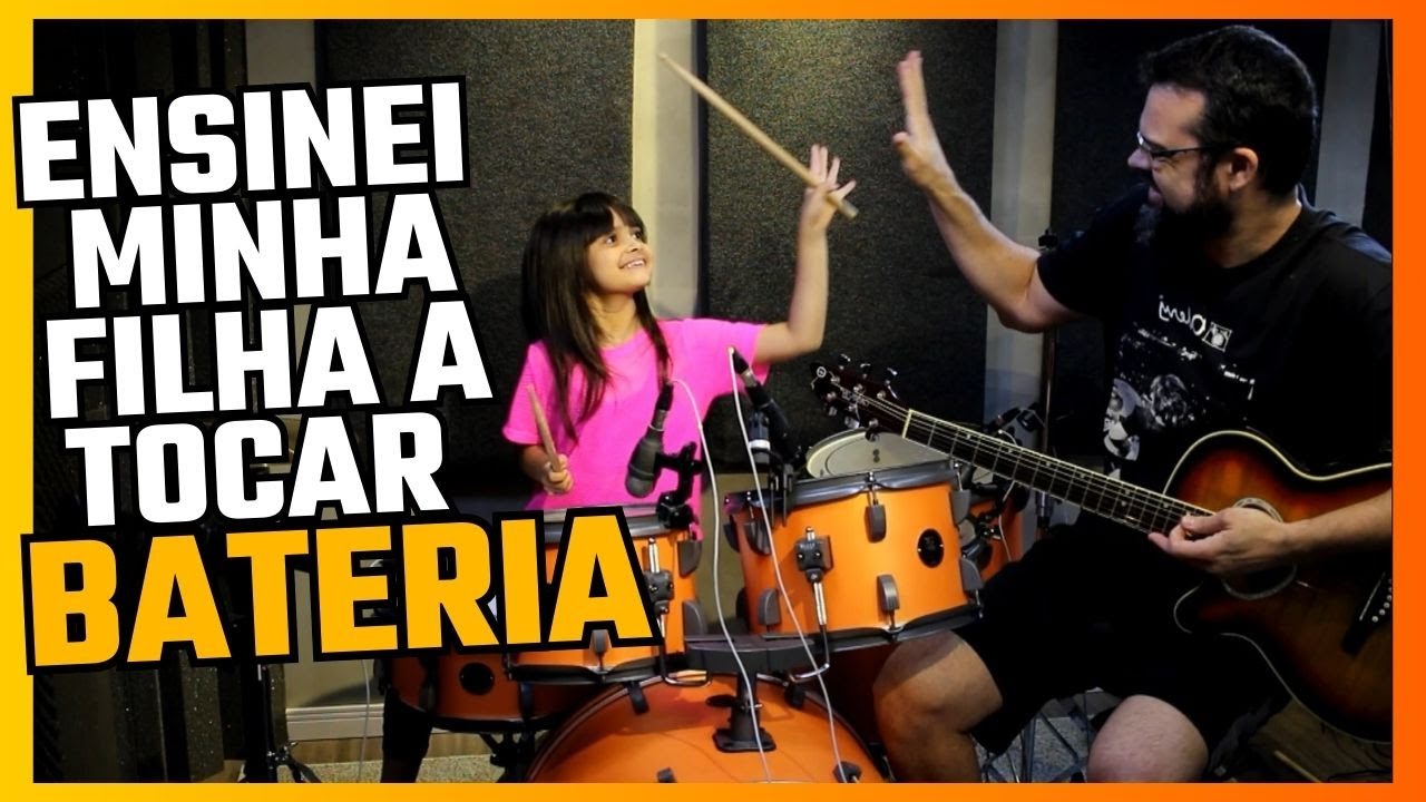 Como ensinar Criança a tocar Bateria em 10 minutos?