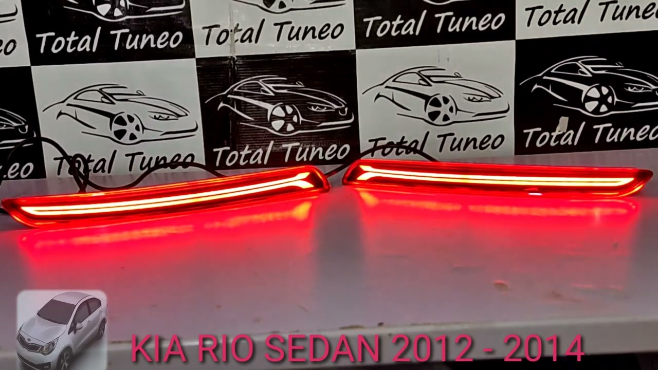 Reflectores Led Kia Rio 2012 - 2014 Sedan reflector