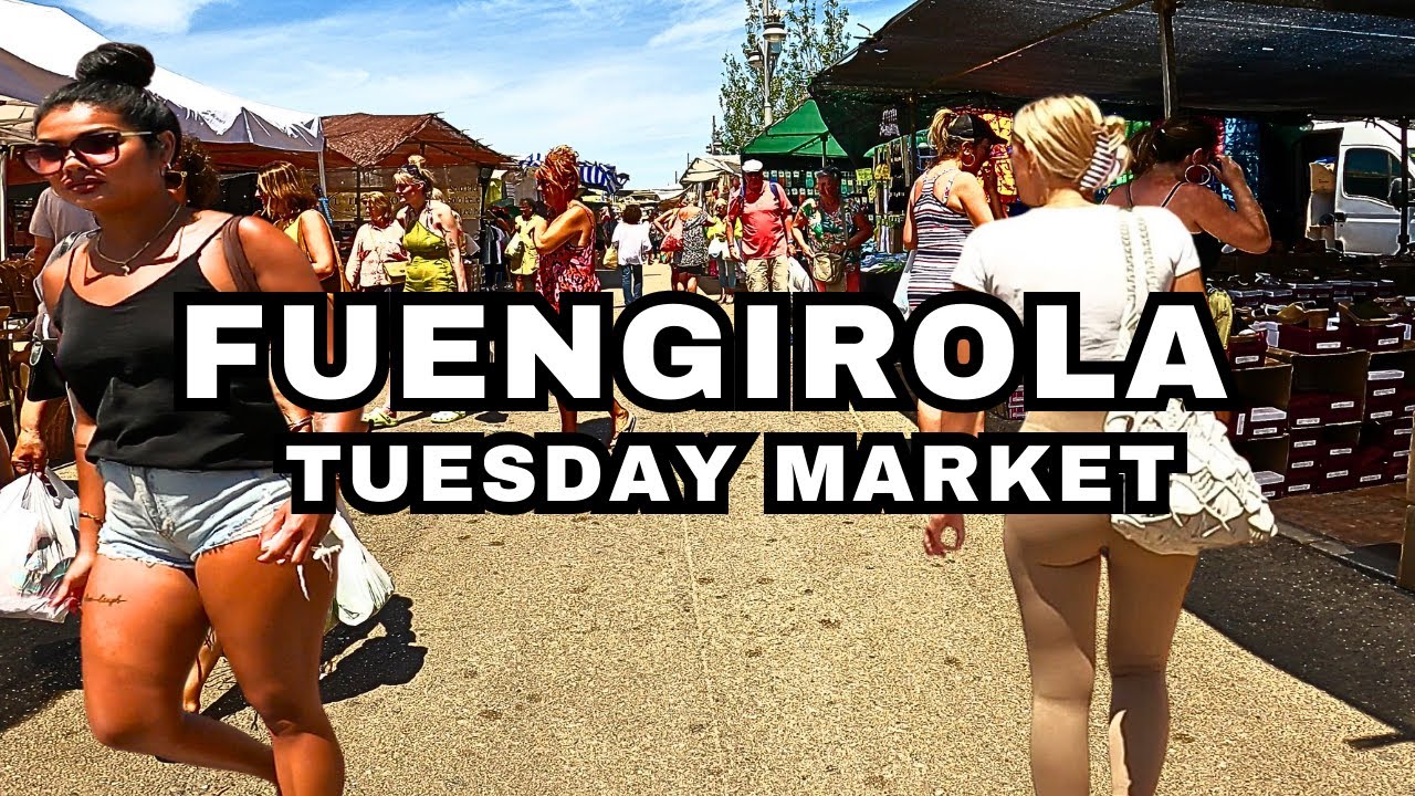 Fuengirola Tuesday Market May 2023, Malaga, Costa Del Sol, Andalucia, Spain