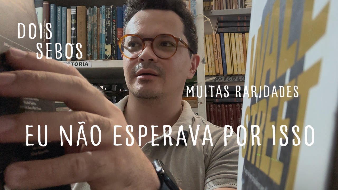 fui a dois sebos em Natal/RN e encontrei coisas que mudaram meu dia