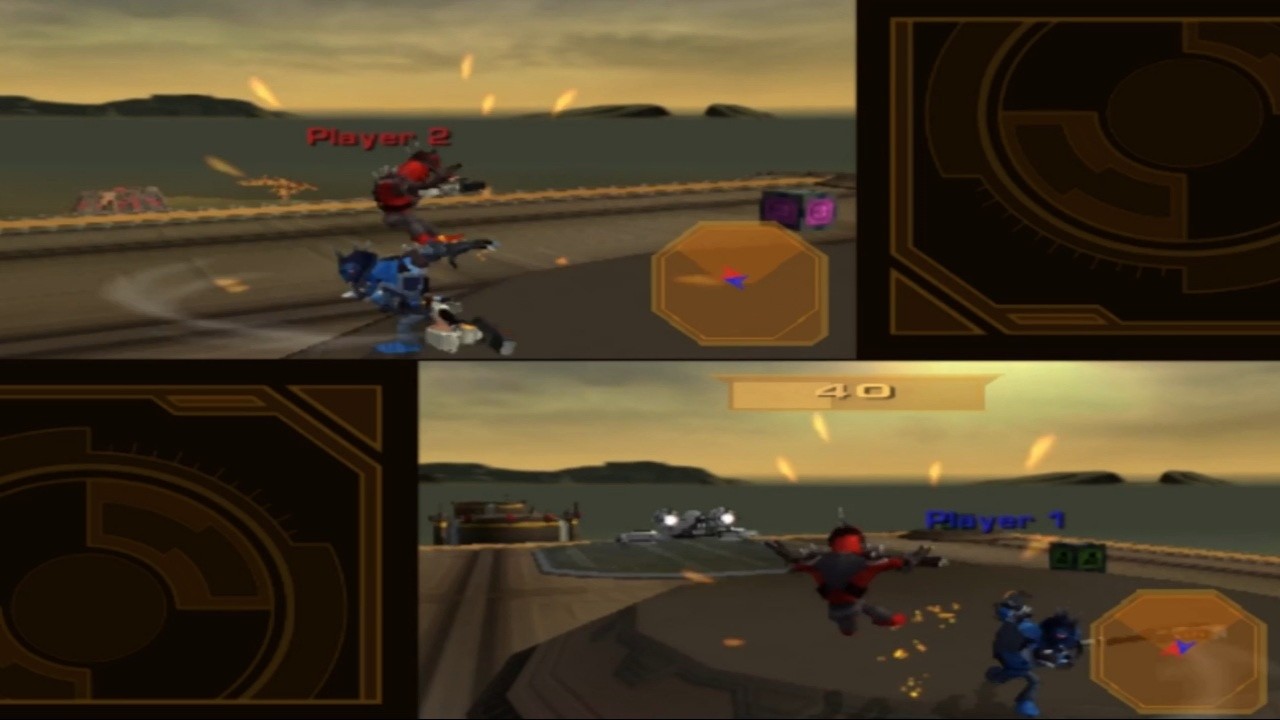 Ratchet and Clank 3 - all multiplayer modes. Deathmatch