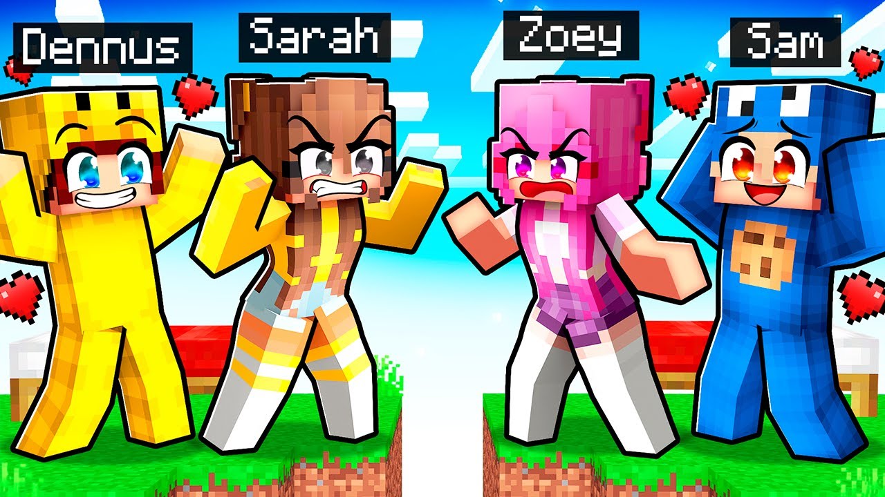 Sam's CRUSH Vs Dennus's CRUSH BEDWARS! (Minecraft)