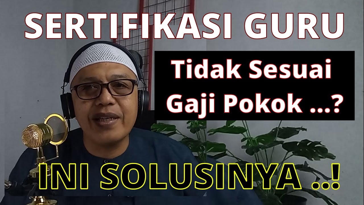 Kenapa pembayaran sertifikasi saya tidak sesuai dengan gaji pokok yang saya terima