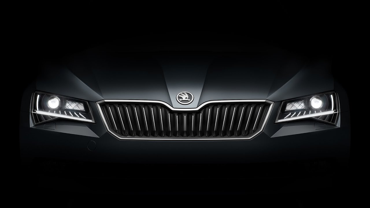 Smart Light Assist function (adaptive) with bi-xenon lamps in Skoda Superb - real test :: [1001cars]