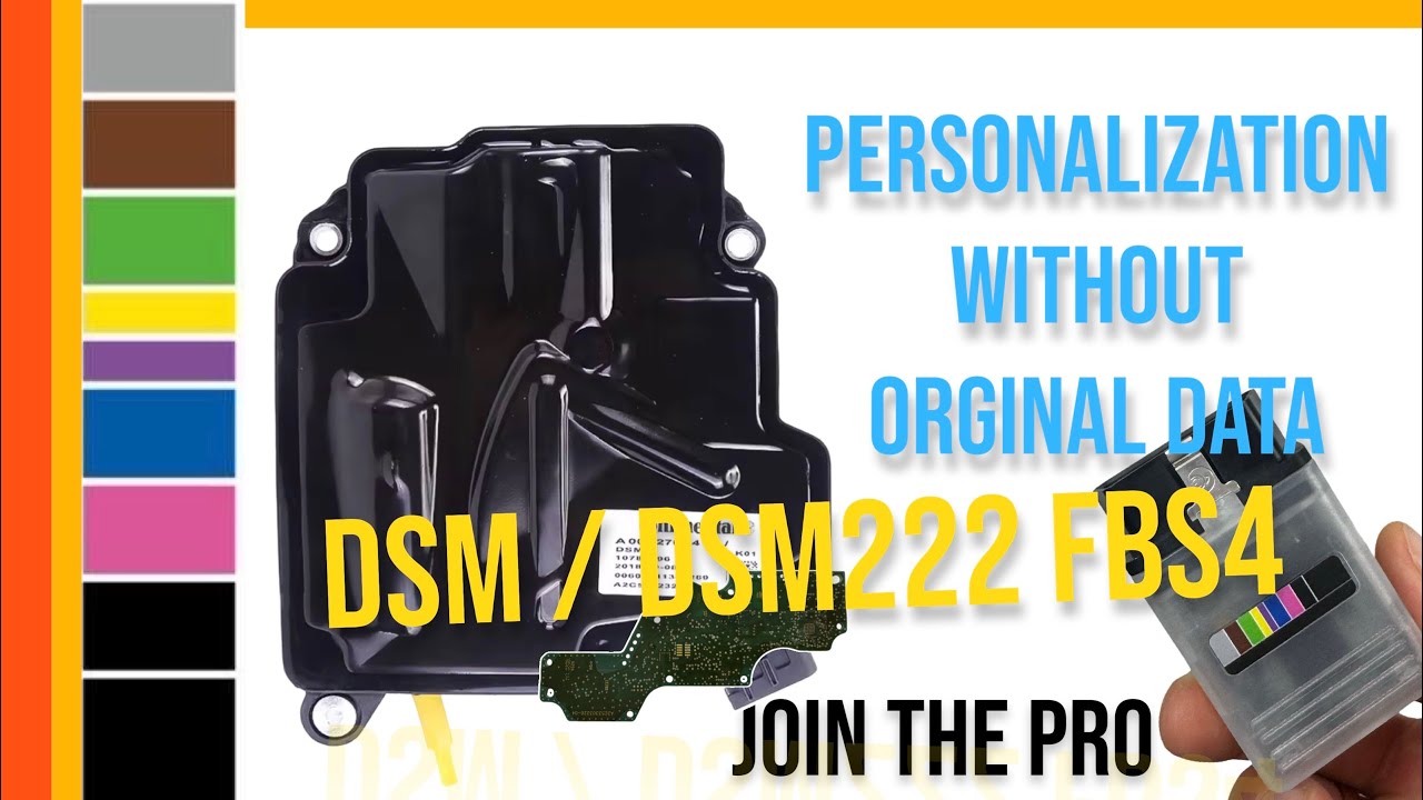 DSM / DSM222 Personalization without Orginal FBS4 Data